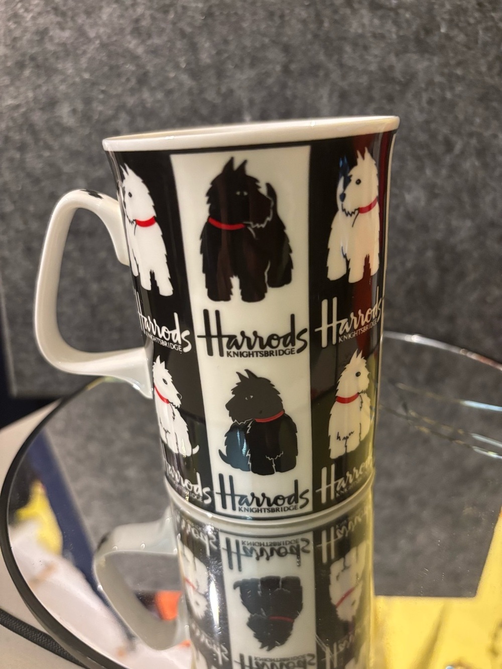 Harrods of London bone china mug